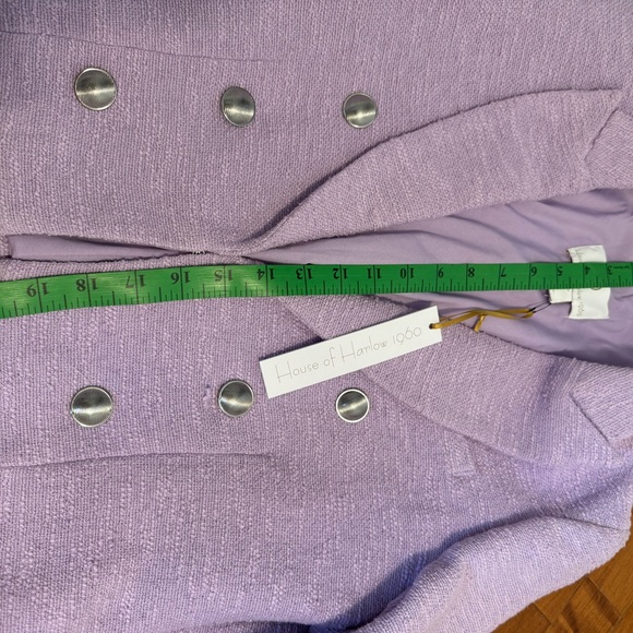 House of Harlow 1960 NWT Lilac Cropped Blazer, size Small - Picture 11 of 11